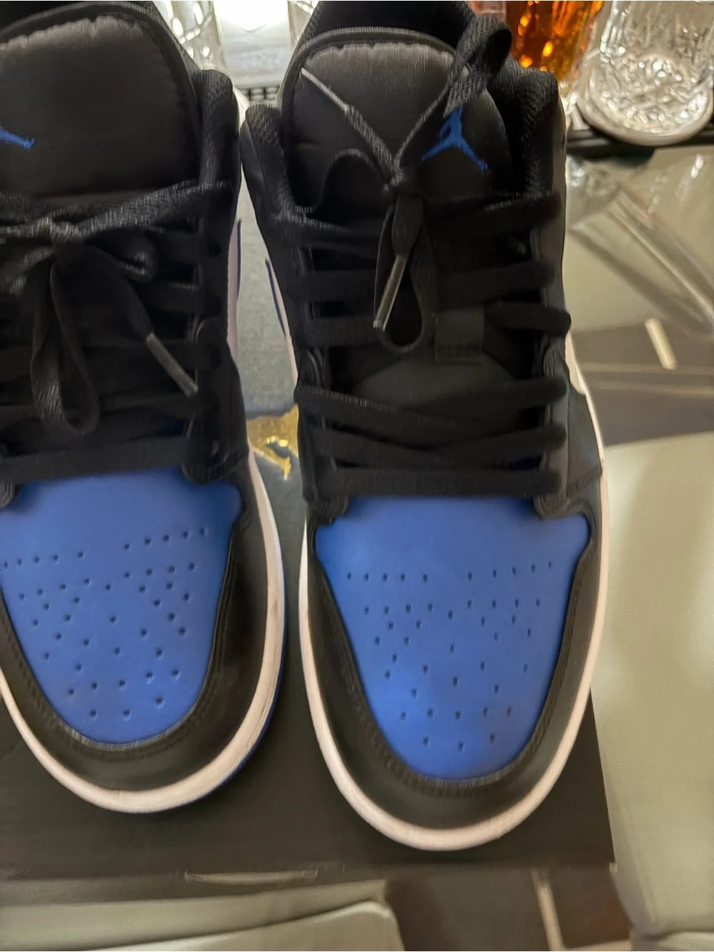 Nike Low-Top Sneaker - Black/White/Royal Blue